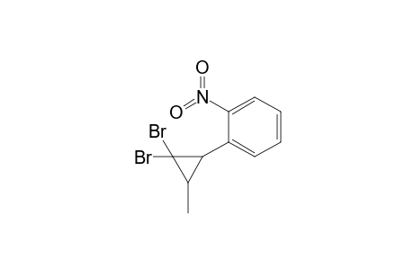 1,1-Dibromo-2-methyl-3-(2-nitrophenyl)cyclopropane