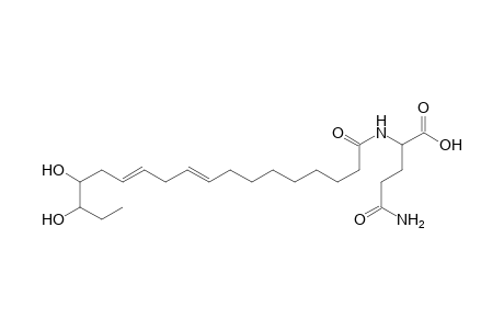 (15RS,16RS)-4-Carbamoyl-2-(15,16-dihydroxyoctadeca-9,12-dienoylamino)butyric acid