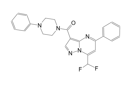 7-(difluoromethyl)-5-phenyl-3-[(4-phenyl-1-piperazinyl)carbonyl]pyrazolo[1,5-a]pyrimidine
