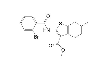 methyl 2-[(2-bromobenzoyl)amino]-6-methyl-4,5,6,7-tetrahydro-1-benzothiophene-3-carboxylate