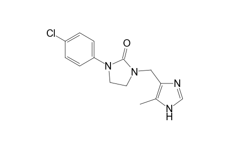 1-(4-Chlorophenyl)-3-[(5-methyl-1H-imidazol-4-yl)methyl]imidazolidin-2-one