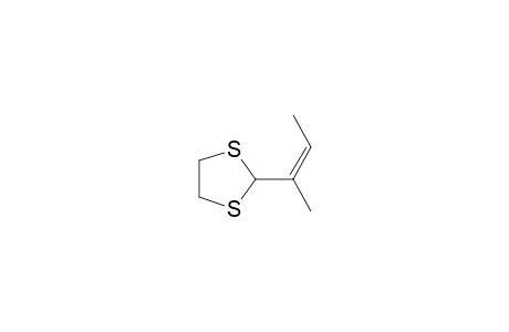 1,3-Dithiolane, 2-(1-methyl-1-propenyl)-