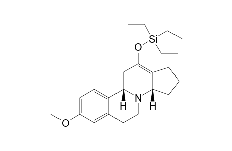 (9S,14S)-8-Aza-13-desmethyl-17-desoxo-12,13-didehydro-12-[(triethylsilyl)oxy]estrone Methyl Ether
