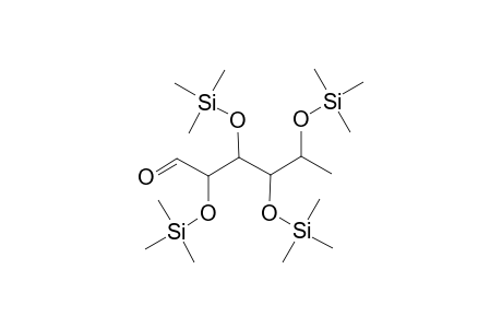 Mannose, 6-deoxy-2,3,4,5-tetrakis-O-(trimethylsilyl)-, L-