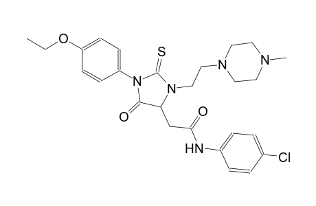 4-imidazolidineacetamide, N-(4-chlorophenyl)-1-(4-ethoxyphenyl)-3-[2-(4-methyl-1-piperazinyl)ethyl]-5-oxo-2-thioxo-