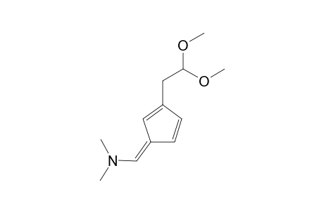 [(Z)-[3-(2,2-dimethoxyethyl)-1-cyclopenta-2,4-dienylidene]methyl]-dimethyl-amine