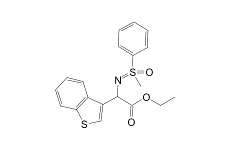 Ethyl 2-(benzo[b]thiophen-3-yl)-2-(S,S-methylphenylsulfoximidoyl)acetate