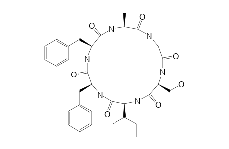 DELAVAYIN-B;CYClO-(-GLY-SER-ILE-PHE-PHE-ALA-)