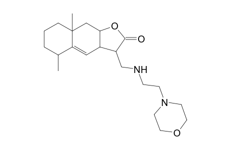 5,8a-dimethyl-3-[(2-morpholin-4-ylethylamino)methyl]-3,3a,5,6,7,8,9,9a-octahydrobenzo[f][1]benzofuran-2-one