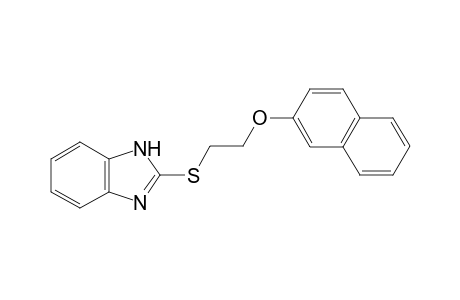 2-((2-(Naphthalen-2-yloxy)ethyl)thio)-1H-benzo[d]imidazole