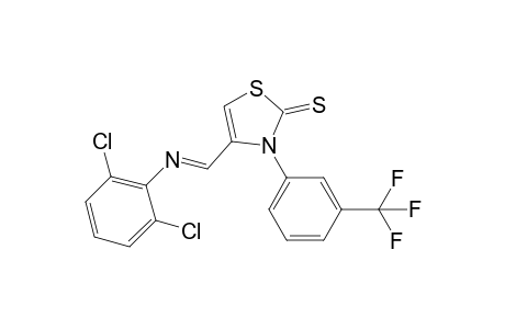 4-(2,6-Dichlorphenyliminomethyl)-3-(3-trifluormethylphenyl)-2,3-dihydrothiazol-2-thione