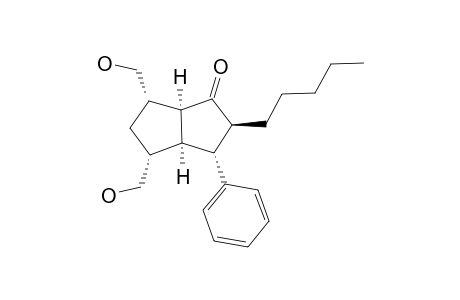 (2S,3R,3aS,4R,6S,6aS)-2-amyl-4,6-dimethylol-3-phenyl-3,3a,4,5,6,6a-hexahydro-2H-pentalen-1-one