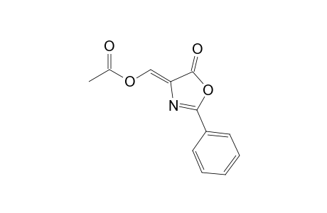 (Z)-4-(Acetoxymethylene)-2-phenyl-5(4H)-oxazolone