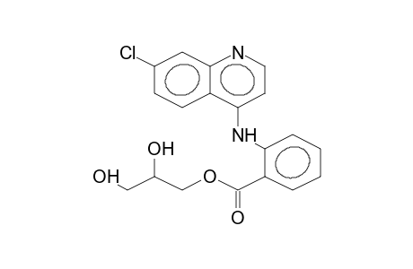 2,3-bis(oxidanyl)propyl 2-[(7-chloranylquinolin-4-yl)amino]benzoate