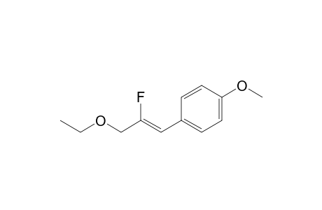 (Z)-2-Fluoro-3-ethoxy-1-(4'-methoxyphenyl)propene