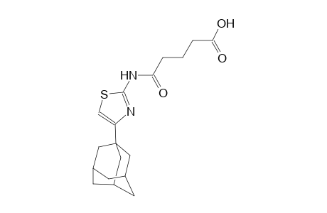5-{[4-(1-adamantyl)-1,3-thiazol-2-yl]amino}-5-oxopentanoic acid