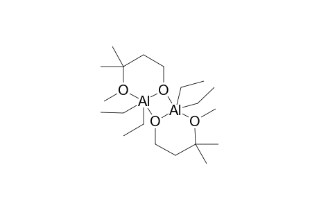 Bis[.mel.-(3-methoxy-3-methylbutanolato-O(1):O(1),O(2)]tetraethylaluminium