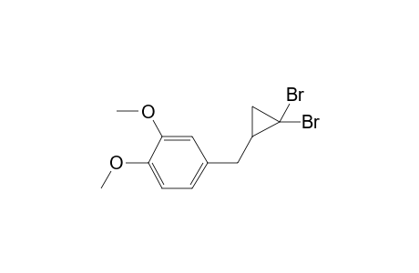 Benzene, 4-[(2,2-dibromocyclopropyl)methyl]-1,2-dimethoxy-