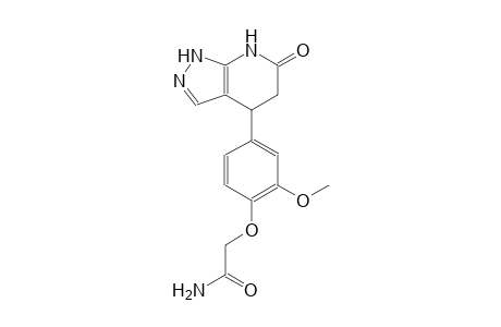 acetamide, 2-[2-methoxy-4-(4,5,6,7-tetrahydro-6-oxo-1H-pyrazolo[3,4-b]pyridin-4-yl)phenoxy]-