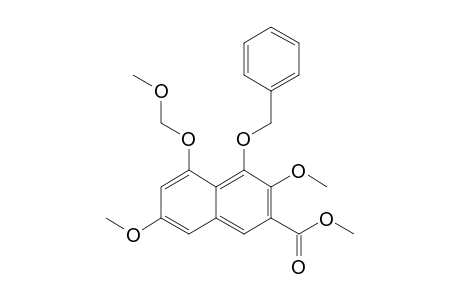 Methyl 1-(benzyloxy)-2,6-dimethoxy-8-(methoxymethoxy)naphtalene-3-carboxylate