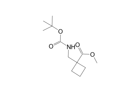 Methyl 1-({[(tert-Butoxy)carbonyl]amino}methyl)cyclobutane-1-carboxylate