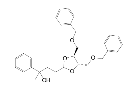 (4S,5S)-4,5-Bis(Benzyloxymethyl)-2-(3'-hydroxy-3'-phenylbutyl)-1,3-dioxolane