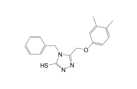 4H-1,2,4-triazole-3-thiol, 5-[(3,4-dimethylphenoxy)methyl]-4-(phenylmethyl)-