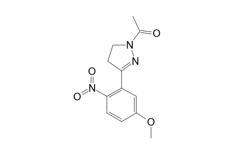 1-METHYLCARBONYL-3-(2-NITRO-5-METHOXYPHENYL)-4,5-DIHYDRO-1H-PYRAZOLE