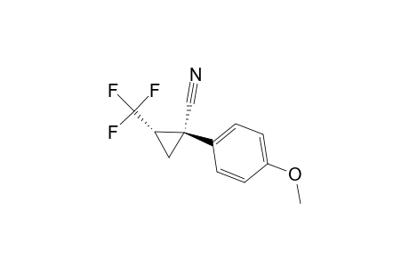 [2-Trifluoromethyl-1-(4-methoxyphenyl)cyclopropyl cyanide