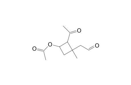 1-[4-Acetoxy-2-methyl-2-(2-oxoethyl)cyclobutyl]ethanone