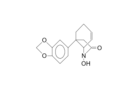 N-Hydroxy-2-oxo-3a-(3,4-methylenedioxy-phenyl)-2,3,3a,4,5,7a-hexahydro-indole