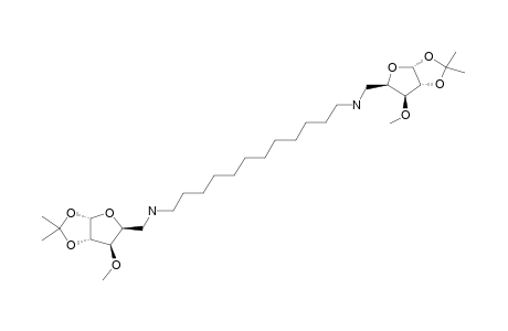 N(1),N(12)-BIS-[5-DEOXY-1,2-O-ISOPROPYLIDENE-3-O-METHYL-ALPHA-D-XYLOFURANOS-5-YL]-1,12-DIAMINODODECANE