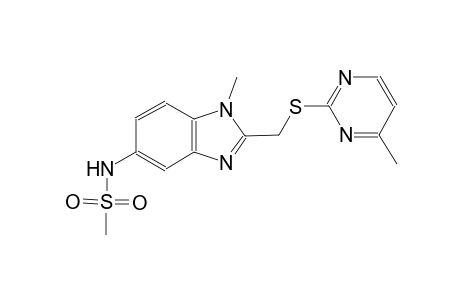 methanesulfonamide, N-[1-methyl-2-[[(4-methyl-2-pyrimidinyl)thio]methyl]-1H-benzimidazol-5-yl]-