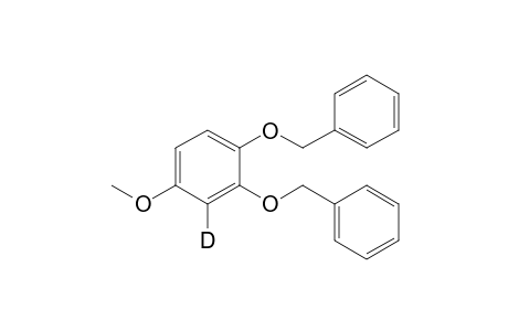 1,2-Dibenzyloxy-3-deuterio-4-methoxybenzene