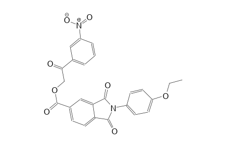 1H-isoindole-5-carboxylic acid, 2-(4-ethoxyphenyl)-2,3-dihydro-1,3-dioxo-, 2-(3-nitrophenyl)-2-oxoethyl ester