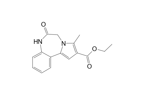 3-Methyl-6-oxo-5,7-dihydropyrrolo[1,2-d][1,4]benzodiazepine-2-carboxylic acid ethyl ester