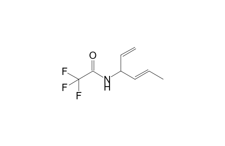 2,2,2-trifluoro-N-[(4E)-hexa-1,4-dien-3-yl]acetamide