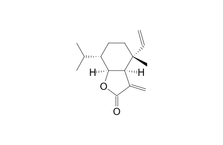 2(3H)-Benzofuranone, 4-ethenylhexahydro-4-methyl-3-methylene-7-((hyl)-, (3a.alpha.,4.beta.,7.alpha.,7a.alpha.)-(.+-.)-