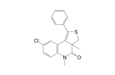 8-Chloro-3a,5-dimethyl-1-phenyl-3,3a-dihydrothieno[3,4-c]quinolin-4(5H)-one