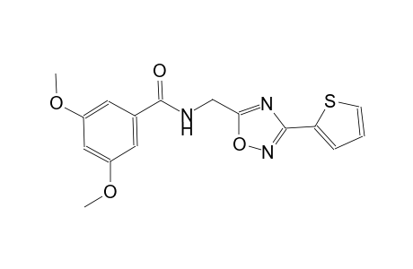 benzamide, 3,5-dimethoxy-N-[[3-(2-thienyl)-1,2,4-oxadiazol-5-yl]methyl]-
