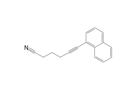 5-Cyano-1-(1-naphthyl)pent-1-yne