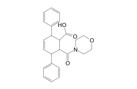 6-(morpholine-4-carbonyl)-2,5-diphenyl-cyclohex-3-ene-1-carboxylic acid