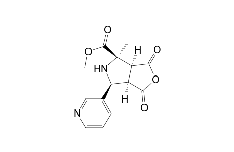 1H-Furo[3,4-c]pyrrole-4-carboxylic acid, hexahydro-4-methyl-1,3-dioxo-6-(3-pyridinyl)-, methyl ester, (3a.alpha.,4.beta.,6.beta.,6a.alpha.)-(.+-.)-
