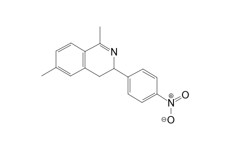1,6-Dimethyl-3-(4-nitrophenyl)-3,4-dihydroisoquinoline