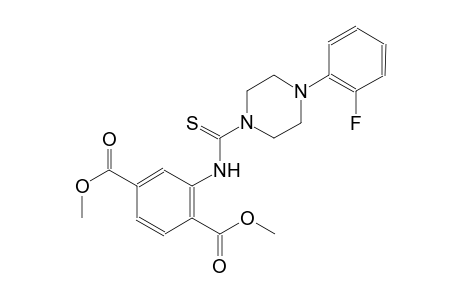 1,4-benzenedicarboxylic acid, 2-[[[4-(2-fluorophenyl)-1-piperazinyl]carbonothioyl]amino]-, dimethyl ester