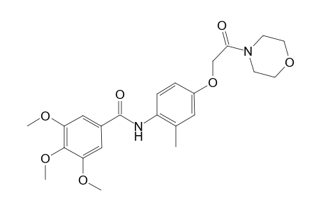 Benzamide, 3,4,5-trimethoxy-N-[2-methyl-4-[2-(4-morpholinyl)-2-oxoethoxy]phenyl]-