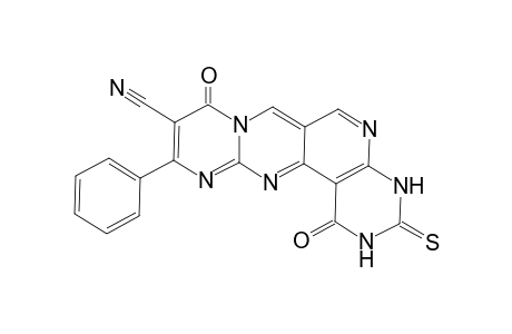 4,12-Dioxo-2-phenyl-10-thioxo-4,10,11,12-tetrahydro-9H-pyrimido[4'',5'':2',3']pyrido[4',5':4,5]pyrimido[1,2-a]pyrimidine-3-carbonitrile