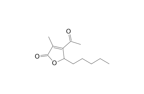 3-acetyl-2-amyl-4-methyl-2H-furan-5-one