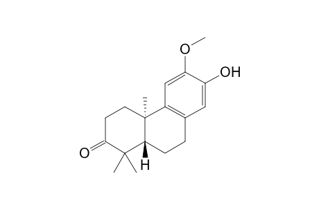 (4aR,10aS)-6-methoxy-1,1,4a-trimethyl-7-oxidanyl-4,9,10,10a-tetrahydro-3H-phenanthren-2-one