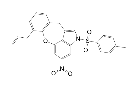 7-Allyl-2-[(4-methylphenyl)sulfonyl]-4-nitro-2,11-dihydro[1]benzoxepino[4,3,2-cd]indole
